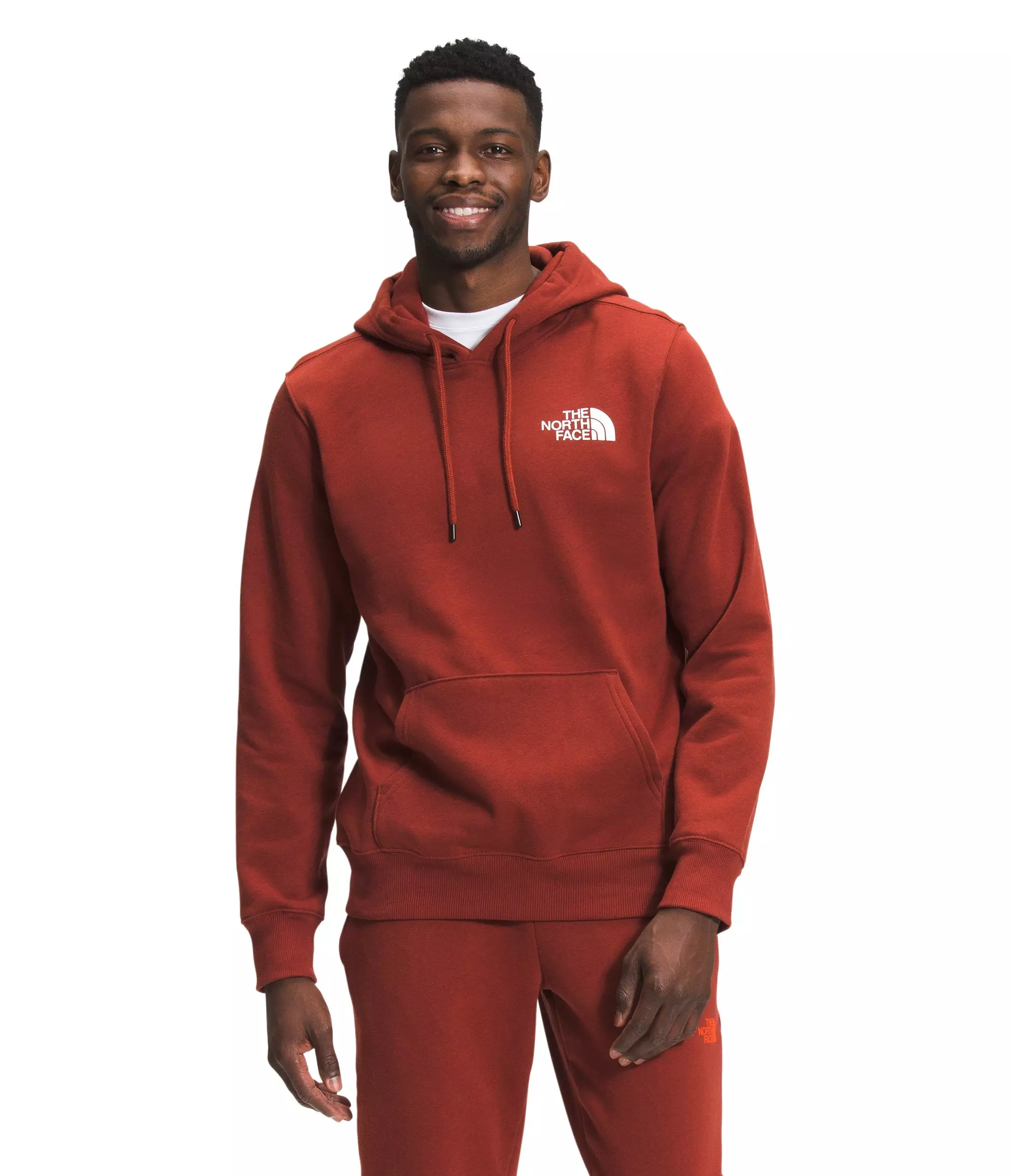 Men's red box pullover clearance hoodie